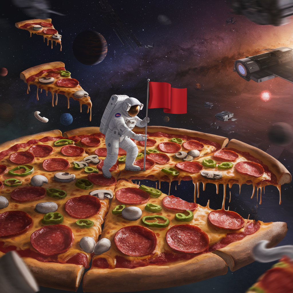 Pizza spaziale